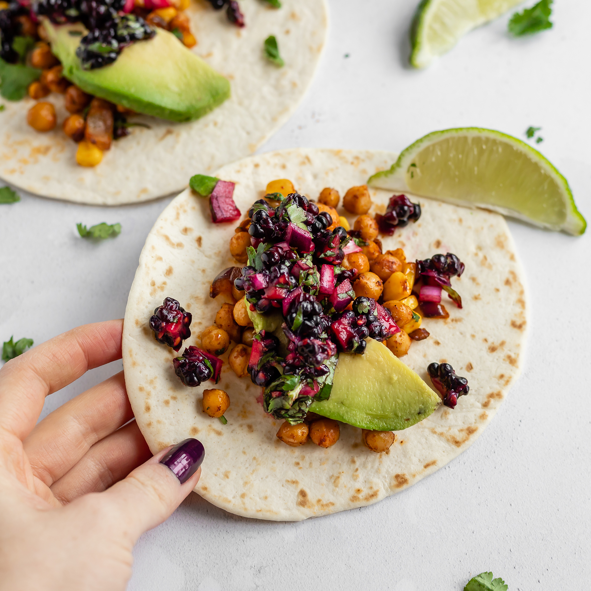 Blackberry Tacos