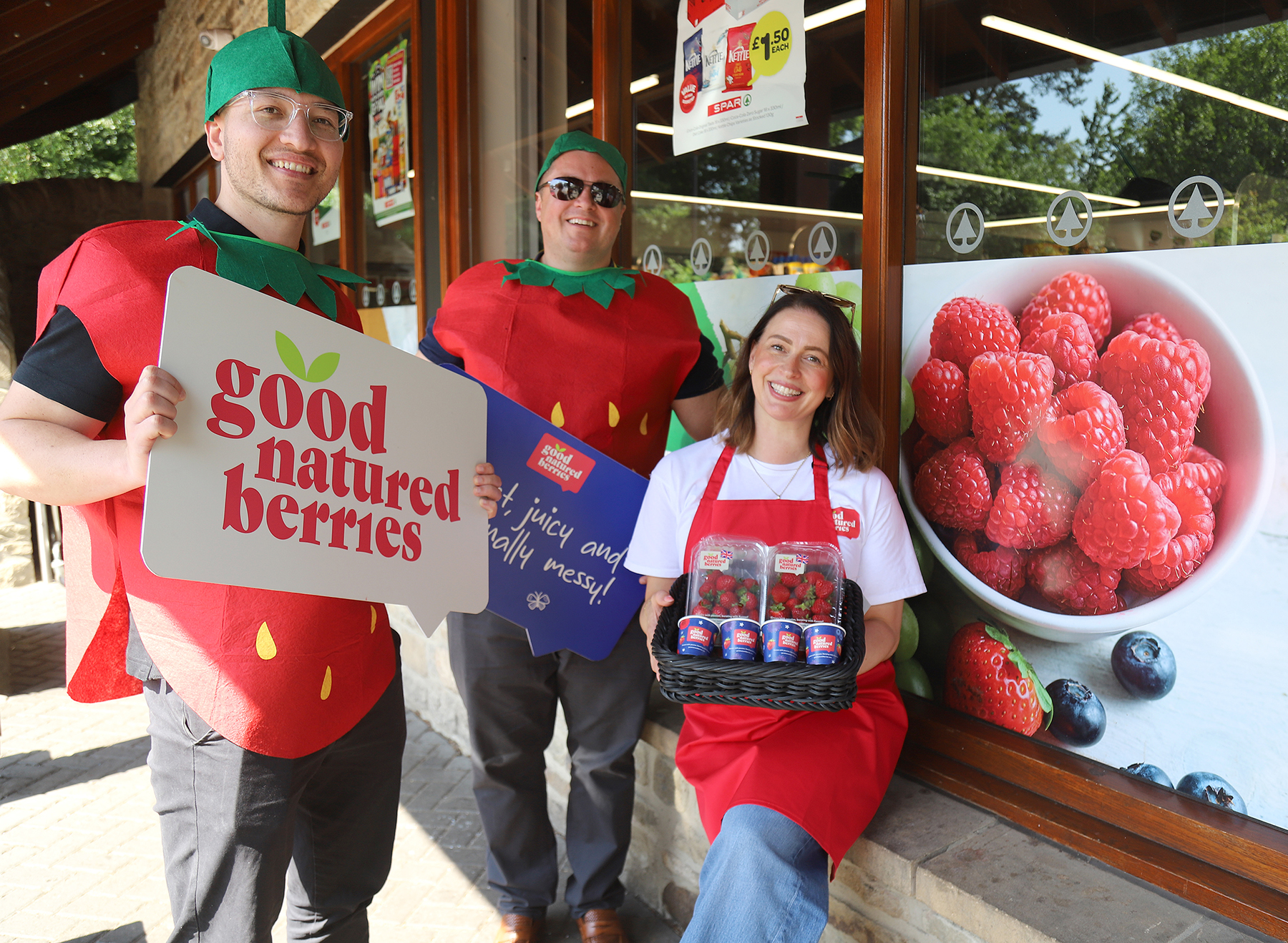 Berry Costumes, Big Smiles and Strong Sales: Good Natured Berries Creates In-Store Buzz at SPAR Sedbergh