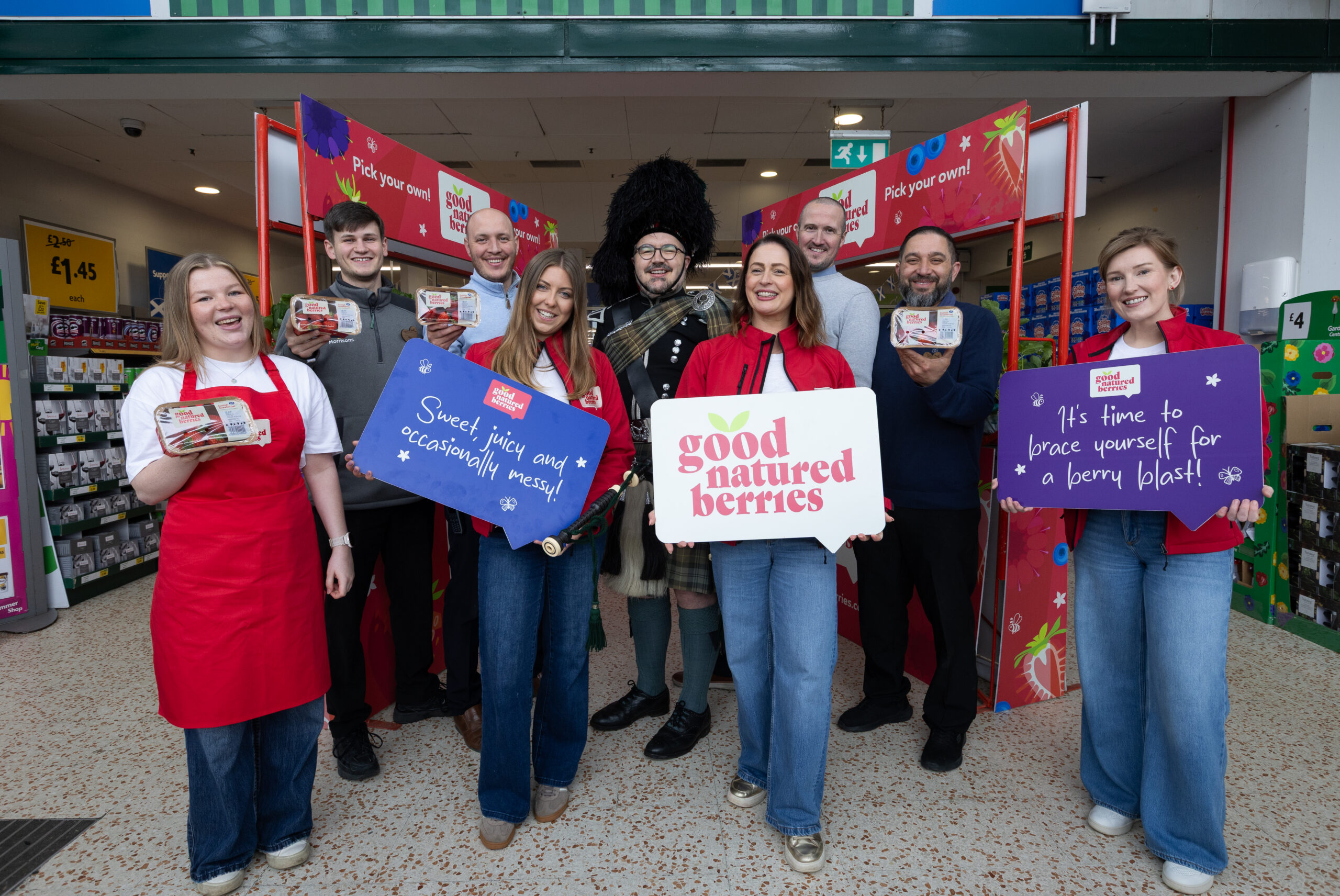 Good Natured Berries Brings the Farm to Store at Morrisons East Kilbride